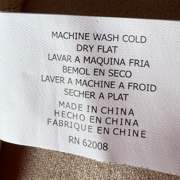 Insight New York Faux Suede Lace Up Drape Front Jacket size 6 - Picture 8 of 12